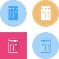 Waterproof matches Vector Icon