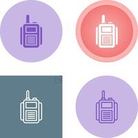 Hand crank radio Vector Icon