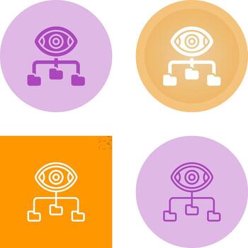 icono de vector de visualización de datos