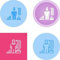 HR Analytics Vector Icon