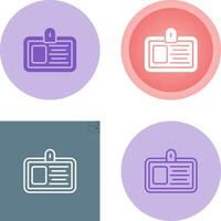 ID Card Vector Icon