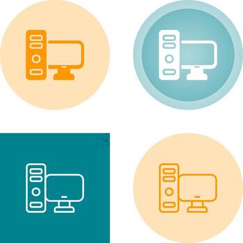 Computer Vector Icon