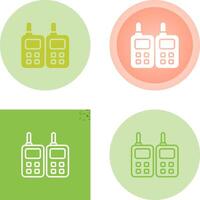 Two way Radio Vector Icon