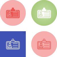 Id Card Vector Icon