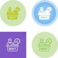 Rental Service Vector Icon