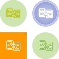 Data Transfer Vector Icon