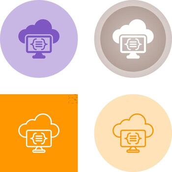 Serverless Computing Vector Icon