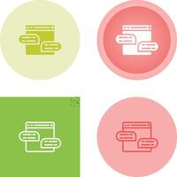 Speech Bubbles Vector Icon