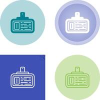 Id Card Vector Icon