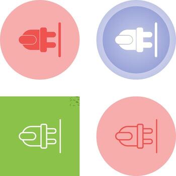 icono de vector de enchufe