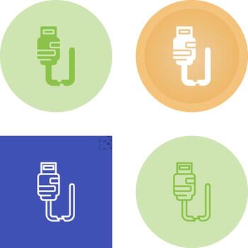 Broken Cable Vector Icon