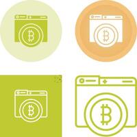 Bitcoin Vector Icon