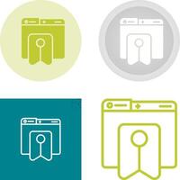 Bookmarked Vector Icon