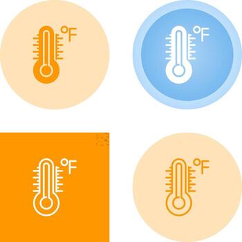 termómetro vector icono