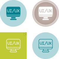 ux ui vector icono