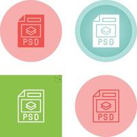 psd archivo vector icono