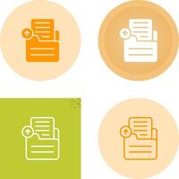 Document Upload Vector Icon