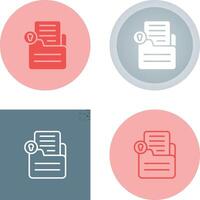 Document Lock Vector Icon