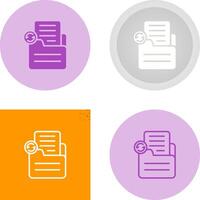 Document Sync Vector Icon
