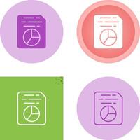 Document Insert Diagram Vector Icon