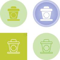 Recycling bin Vector Icon