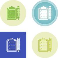 Writing pad Vector Icon