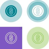 Usd Circle Vector Icon