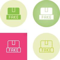 Counterfeit Products Vector Icon