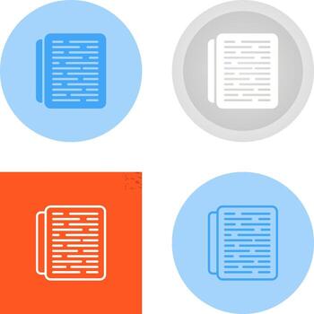 icono de vector de documento