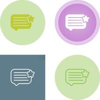 Feedback Vector Icon