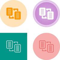 Document Distribution Vector Icon