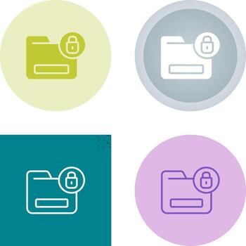 documento cifrado vector icono
