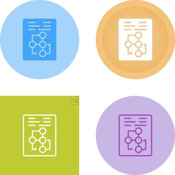 Document Workflow Vector Icon