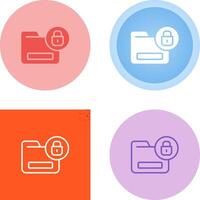 Document Security Vector Icon