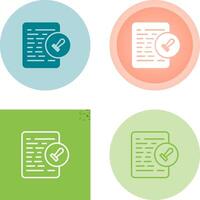 Document Permissions Vector Icon