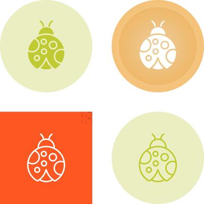 Ladybug Vector Icon