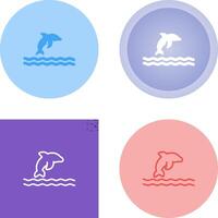 Dolphin Vector Icon