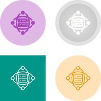 Cluster Server Vector Icon