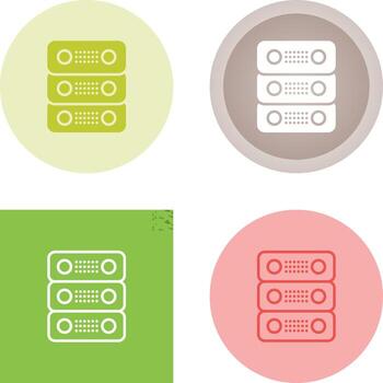 dedicado servidor vector icono