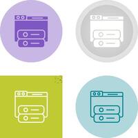 Windows Hosting Vector Icon