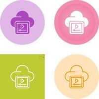 Video Hosting Vector Icon