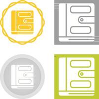 icono de vector de cuaderno