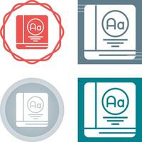 Dictionary Vector Icon