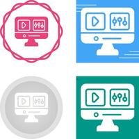 Video Editing Vector Icon