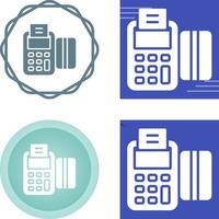 Point of Sale System Vector Icon
