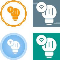 Smart Bulb Vector Icon