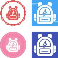 Smart Backpack Vector Icon