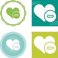 Negative Love Vector Icon