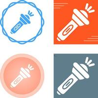 Flashlight Vector Icon