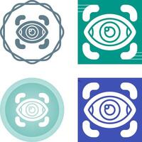 Retinal Scanner Vector Icon